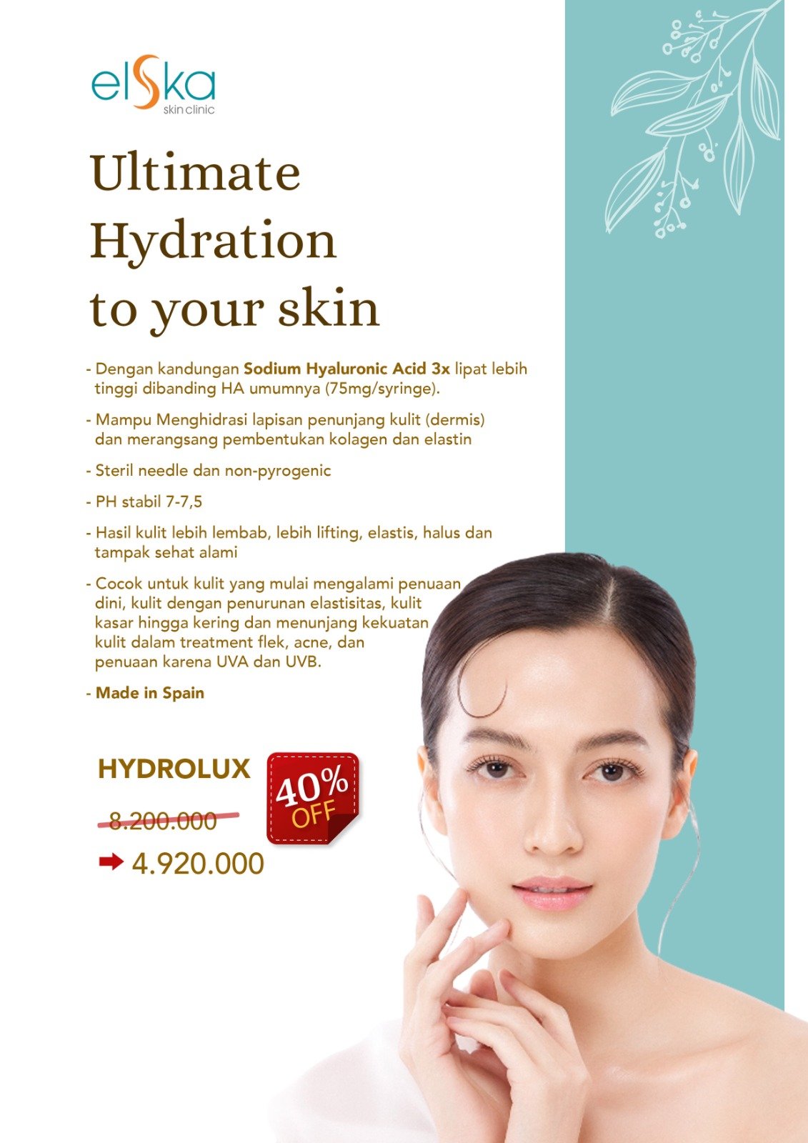 Ultimate hydration to your skin